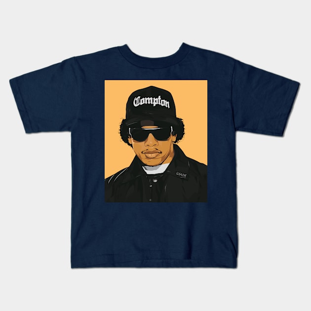 Eazy-E Kids T-Shirt by JhomArtStore